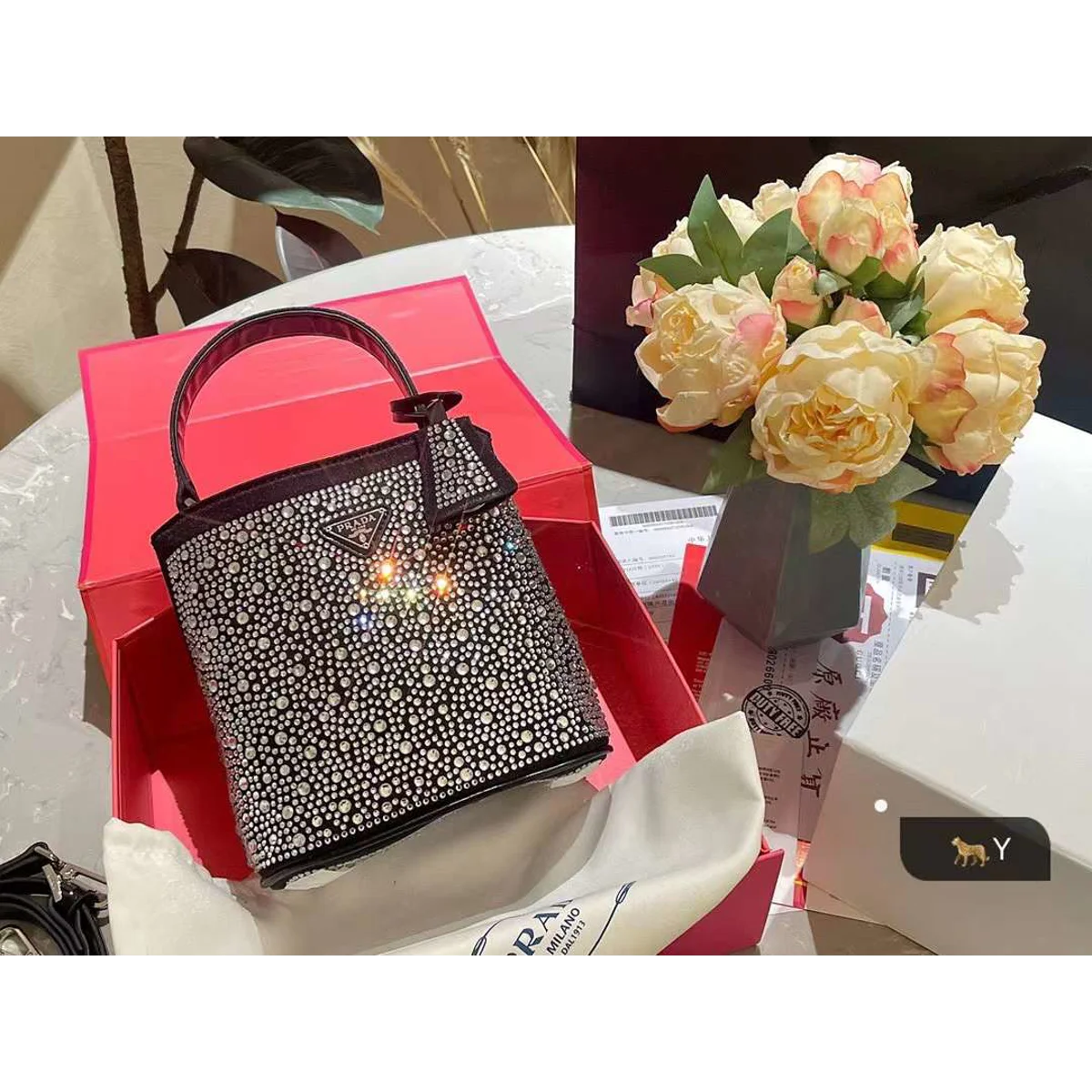 PRADA CRYSTAL BAGS