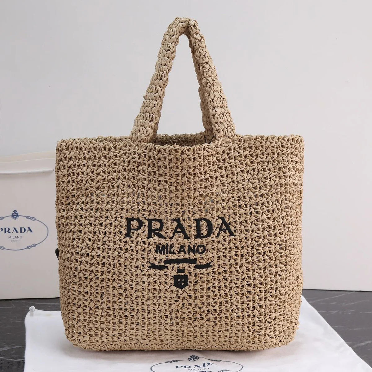 PRADA RAFFIA BAGS