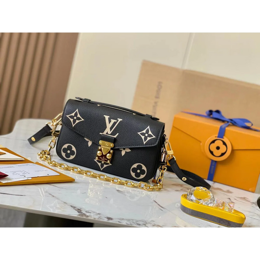 LV pochette metis monogram east west