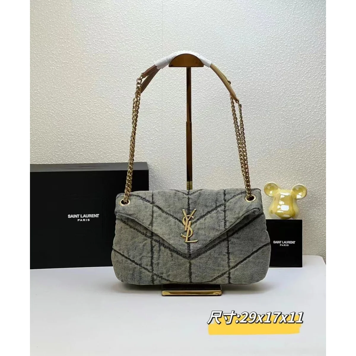 YSL DENIM BAGS