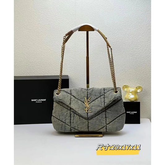 YSL DENIM BAGS